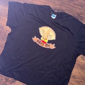 2007 family guy graphic tee